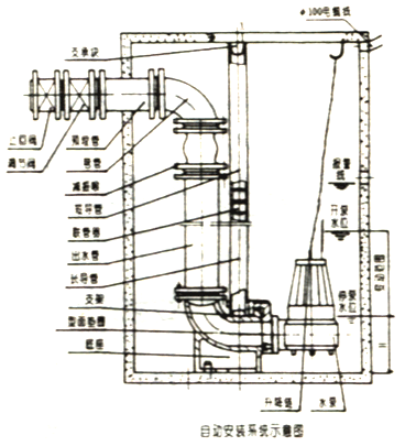 大东海泵业as泵安装示意图