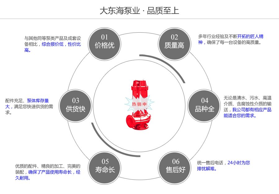 大东海泵业不锈钢耐高温排污泵质量保证图