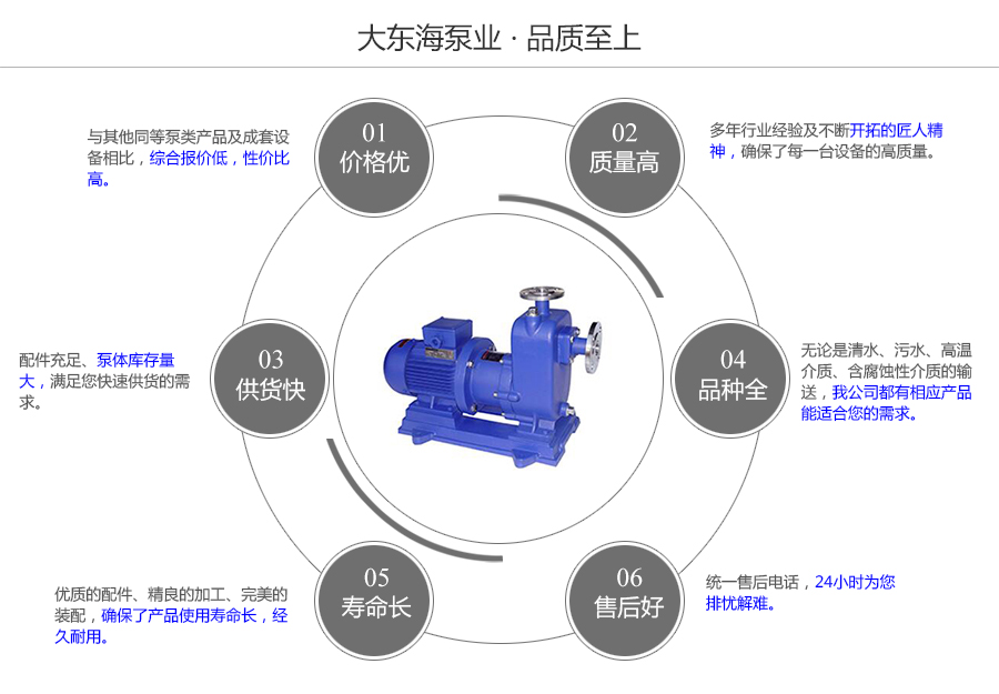 大东海泵业自吸式磁力泵质量保证图